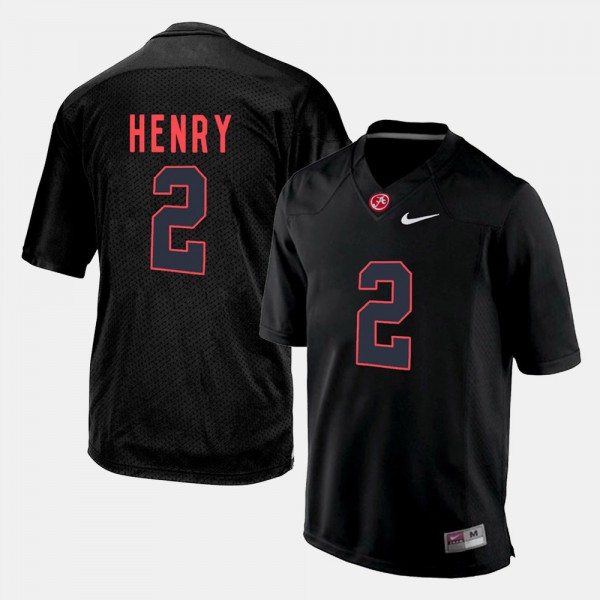 Derrick Henry #2 Yulee High School Hornets Black Football Jersey